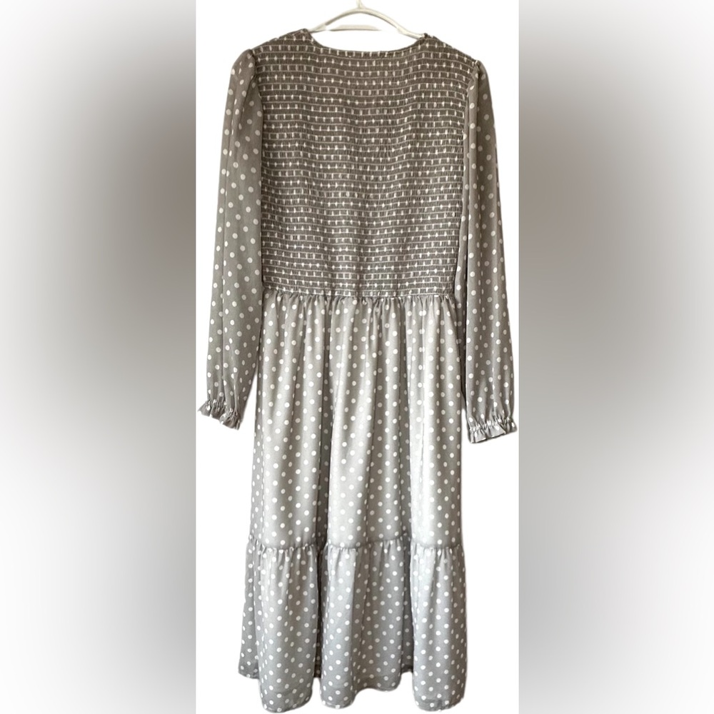 Mad About Style x The Jilly Box "Grace" Midi Dress – Polka Dot Medium - Picture 6 of 8